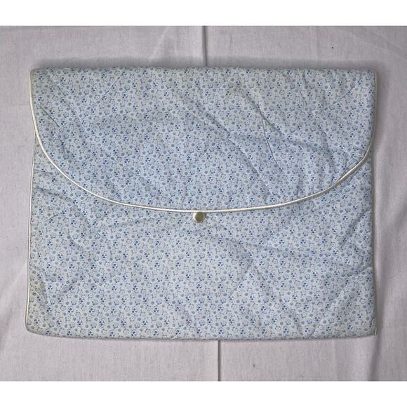 ELEANOR BEARD 1960s VINTAGE Travel Bag Storage Jewelry Cosmetic Lingerie 15 X 12 - Picture 1 of 8